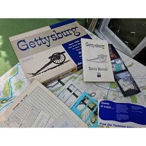Vintage Avalon Hill GETTYSBURG Civil War Battle Tournament Game 1961 COMPLETE